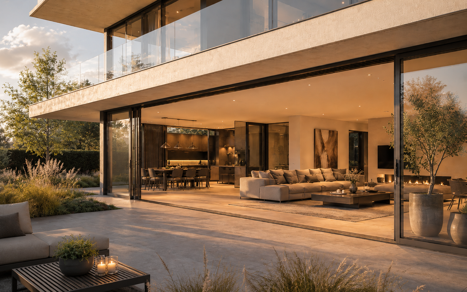 Aluminium facade architectural reference