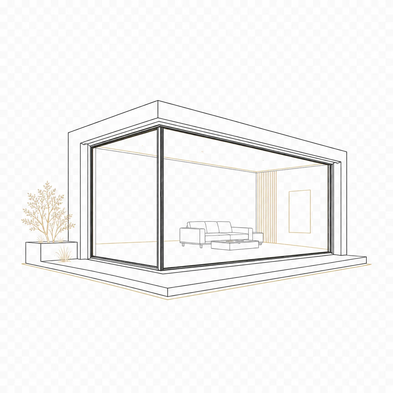 Seamless Glass Corners