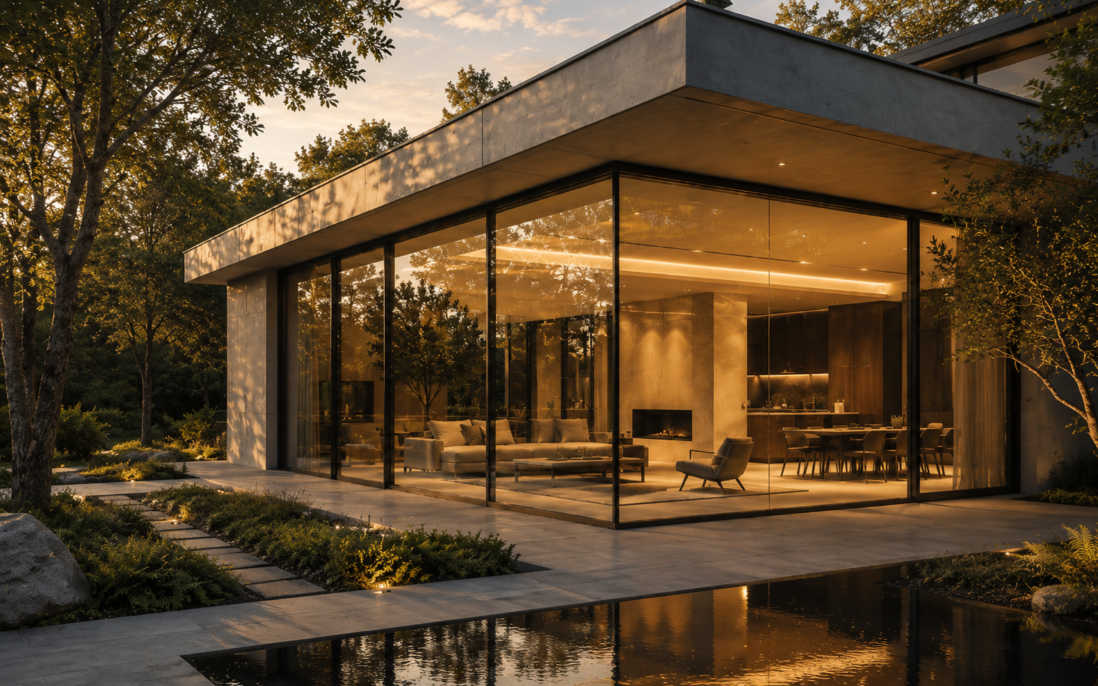 Seamless Glass Corners