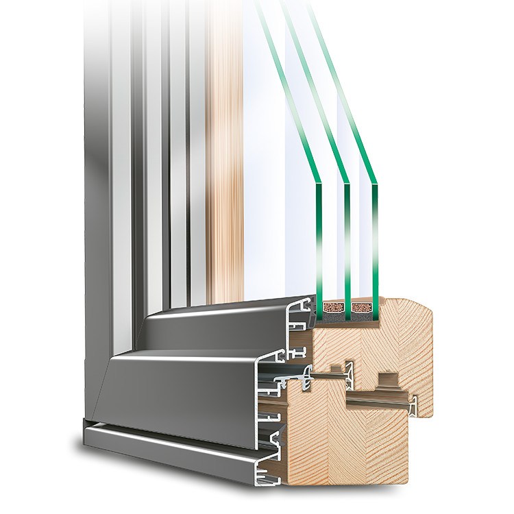 Aluminium-Wood